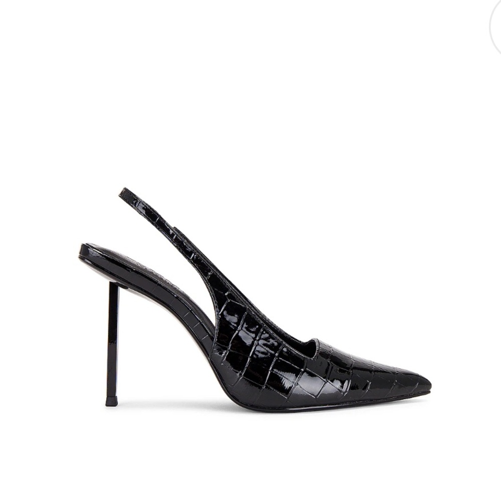 Elegant Black Slingback Heels